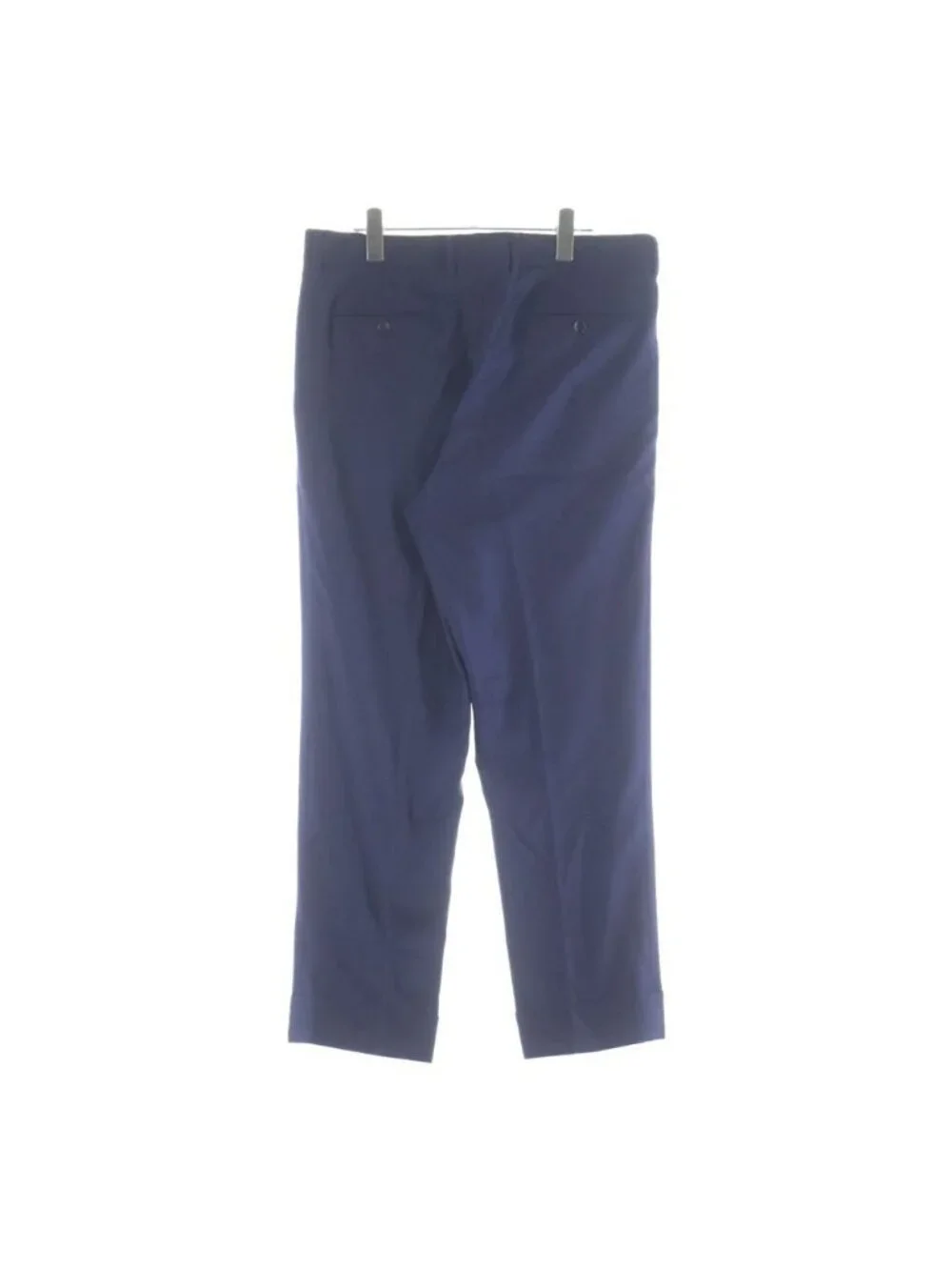 Gucci Wool Pants Pleated Trousers Navy